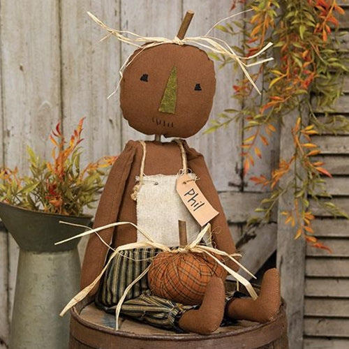 Pumpkin head primitive doll online