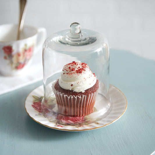 Set of 4 Cute Little Glass Bell Cloches