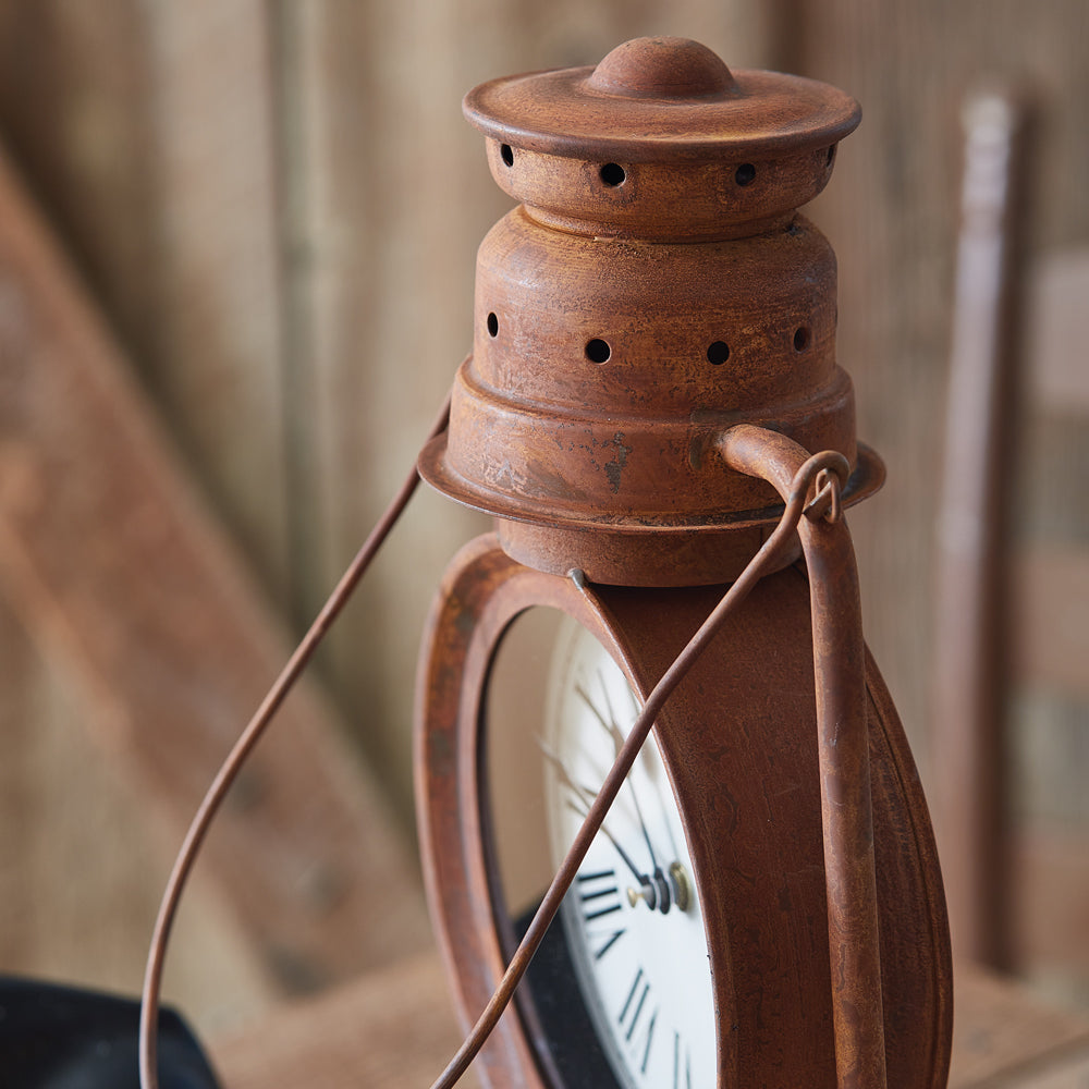 Charming Farmhouse Lantern Clock