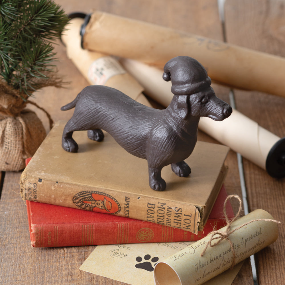 Adorable Dachshund Holiday Decoration