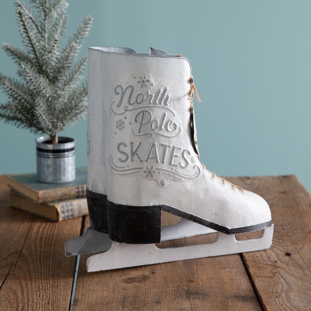 Decorative Ice Skate Rental Boots