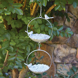 Hanging Double Bird Feeder - Countryside Home Decor