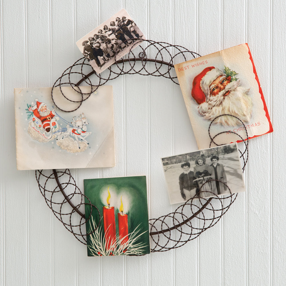 Photo Holder Wreath - Countryside Home Decor