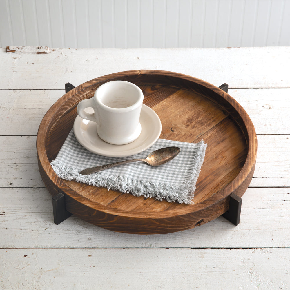 Modern Rustic Wood Tray - Countryside Home Decor