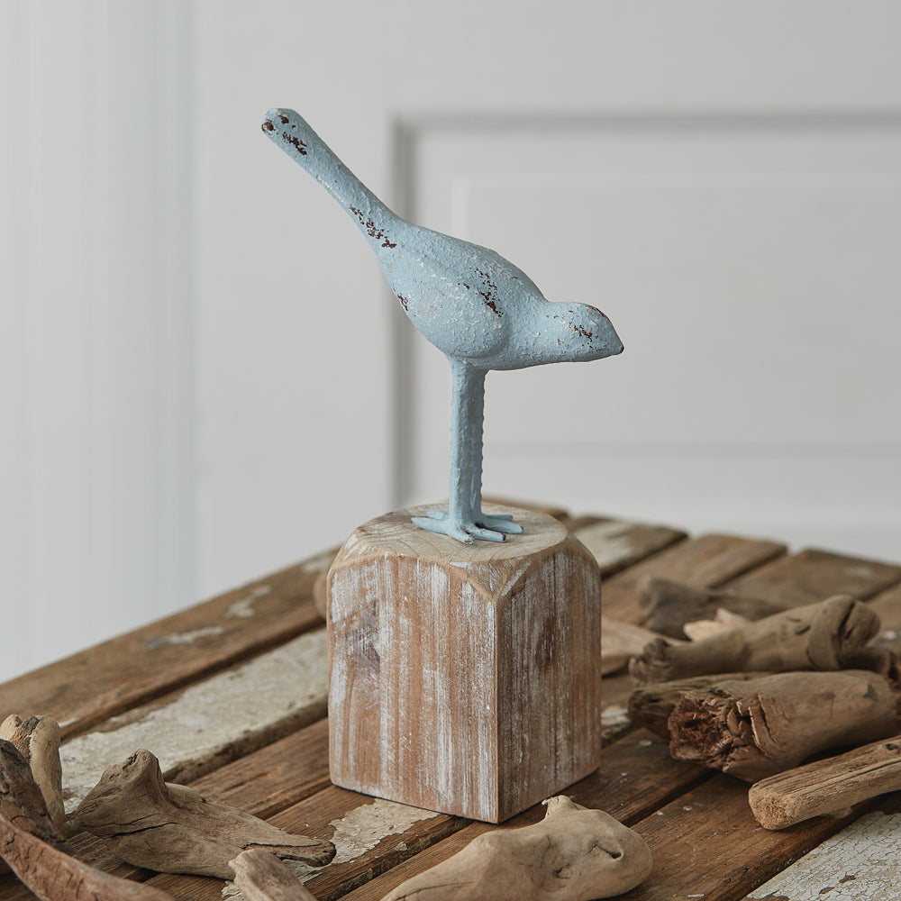 Cast Iron Blue Bird - Countryside Home Decor