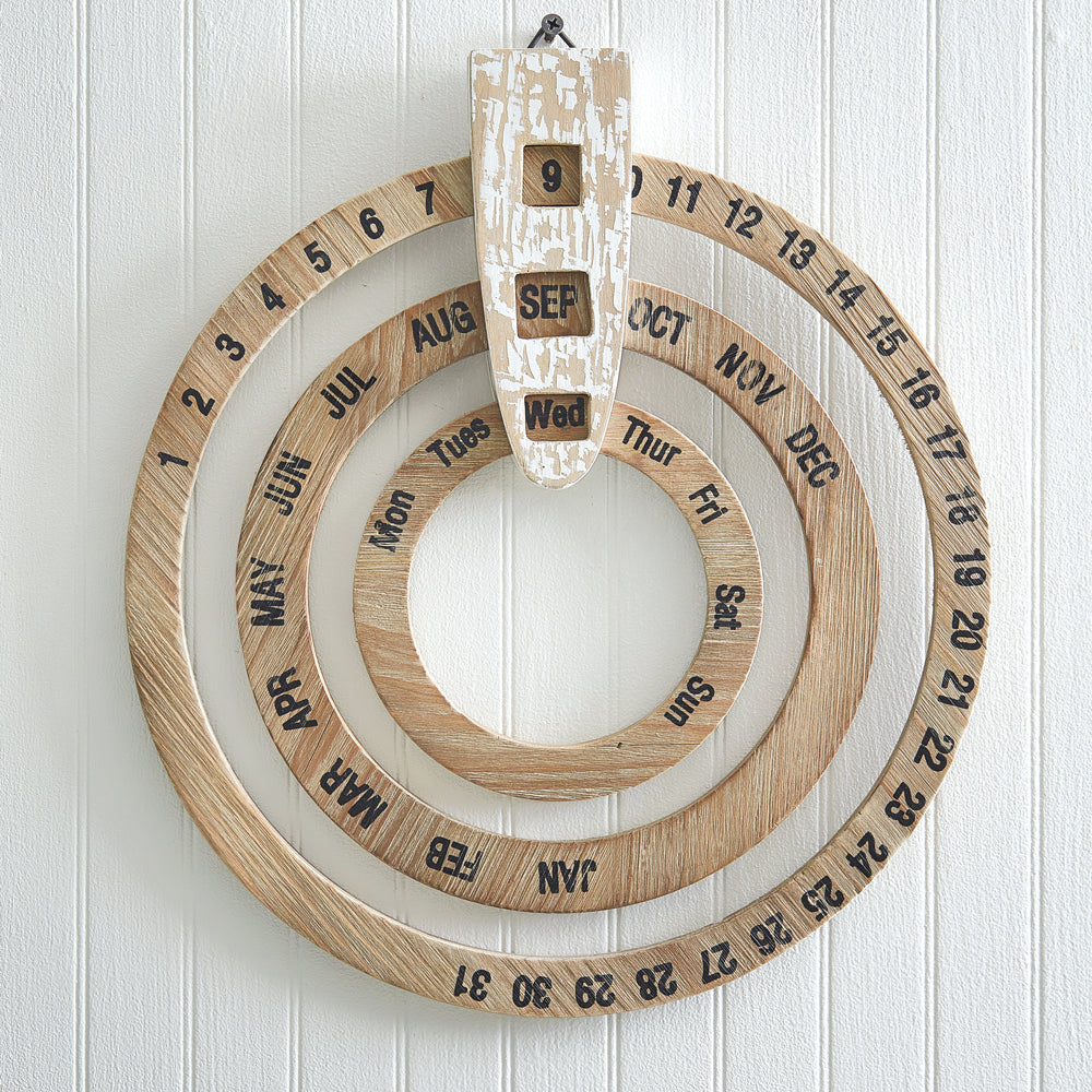 Antique Perpetual Calendar - Countryside Home Decor