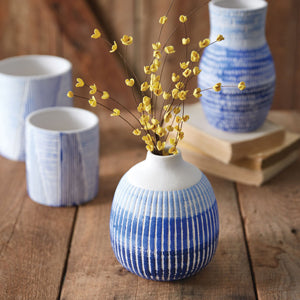 Blue Lagoon Bud Vase - Countryside Home Decor