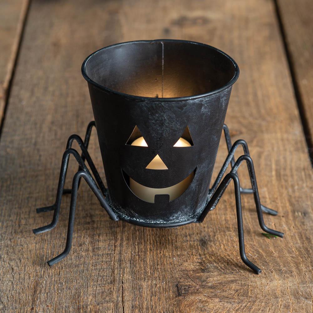 Spider Luminary Bucket - Countryside Home Decor