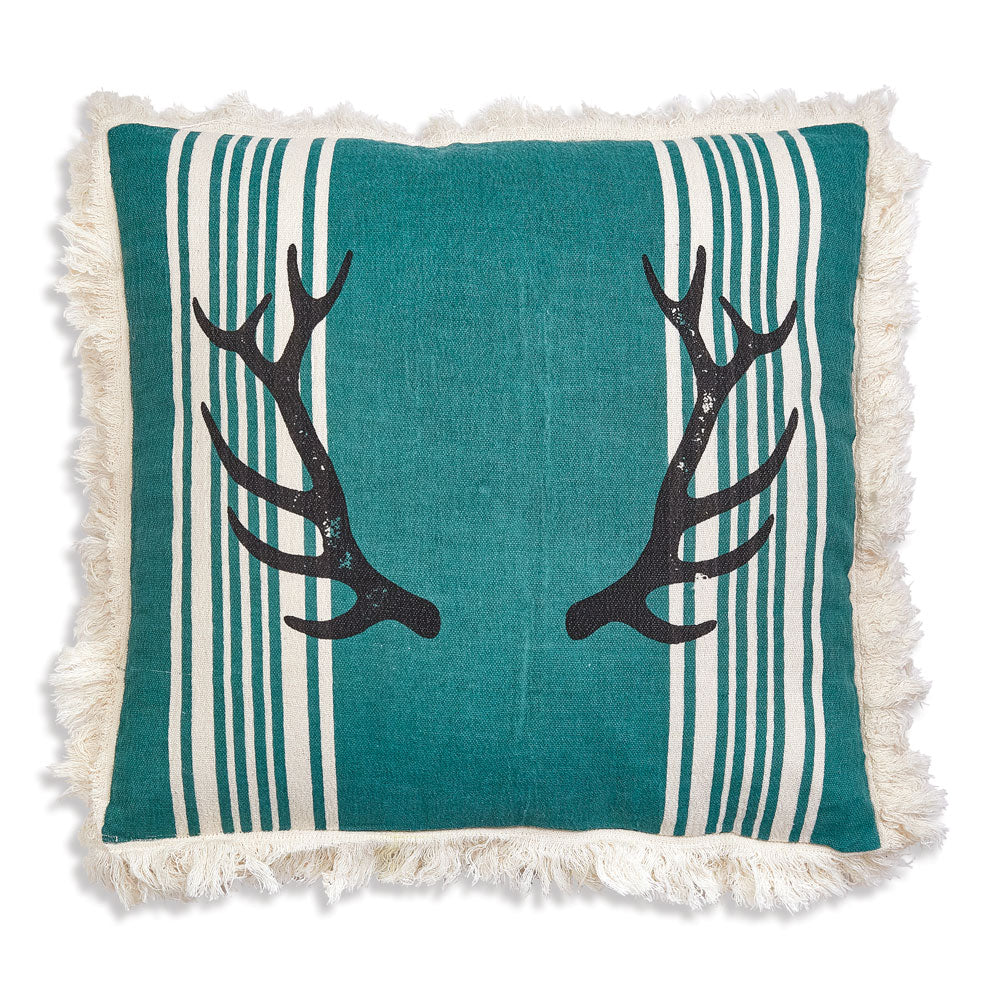 Antler Throw Pillow - Countryside Home Decor