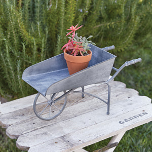 Antique Tabletop Wheelbarrow - Countryside Home Decor