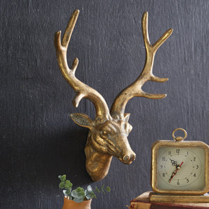 Retro Deer Head Sculpture Wall Decor - Countryside Home Decor