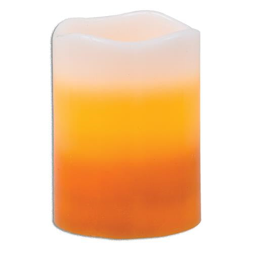 Candy Corn BOC Pillar 4"