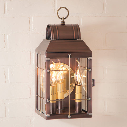 Martha's Wall Lantern in Antique Copper