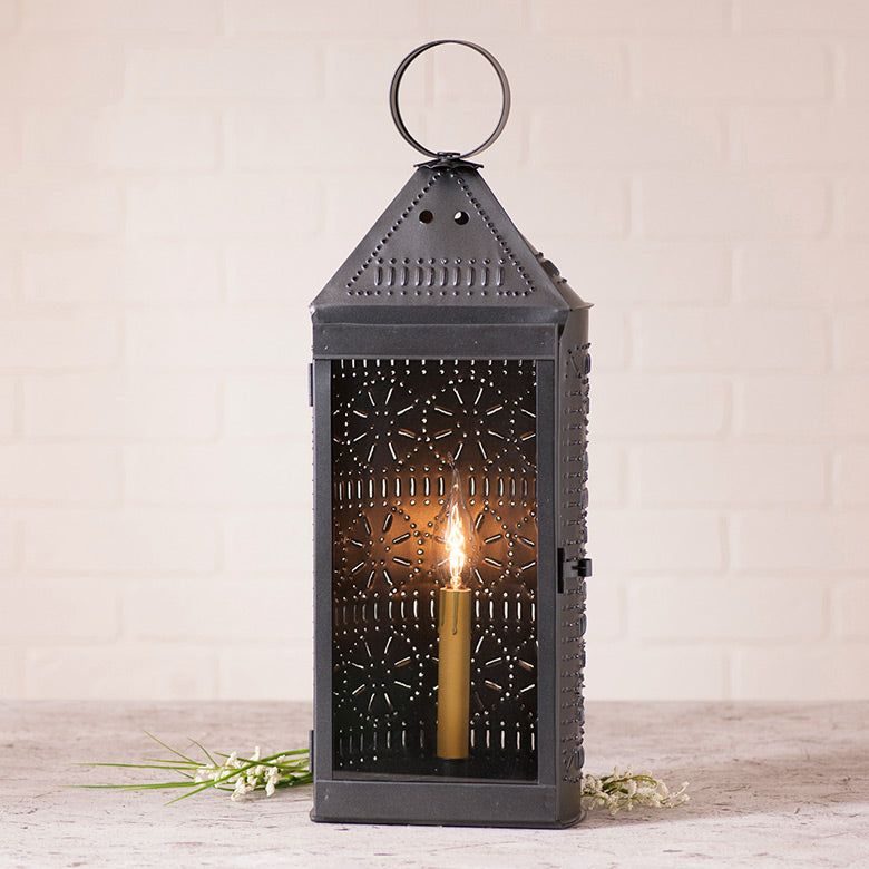 Tall Harbor Lantern in Smokey Black